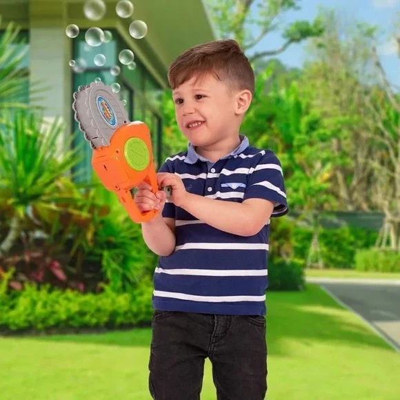 Bubble Fun Handheld Cartoon Chainsaw Bubble Blower Machine for Kids - Picture 5 of 5